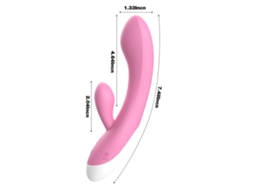 Vibrador Feminino, Massageador Ponto G, Motores Duplos Poderosos, Rosa, Cuich Brinquedos Sexuais Adultos