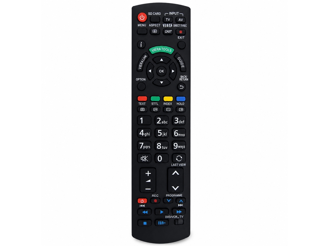 Comando À Distância Para Tv Compatível Com Panasonic Viera, Modelo N2qayb000724a