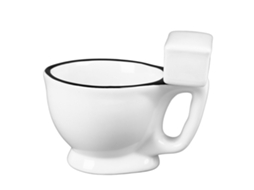 Caneca Cerâmica 12oz com Alça Vaso Sanitário Criativo Broma Café Chá Sorvete | S/MARCA