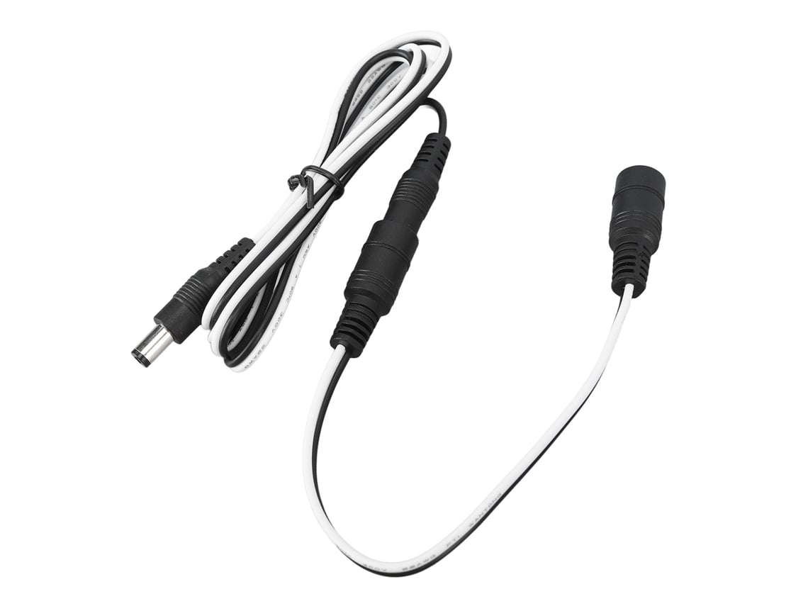 Cabo De Extensão Solar Dc Com Conector Macho 5.5 Para 2.1