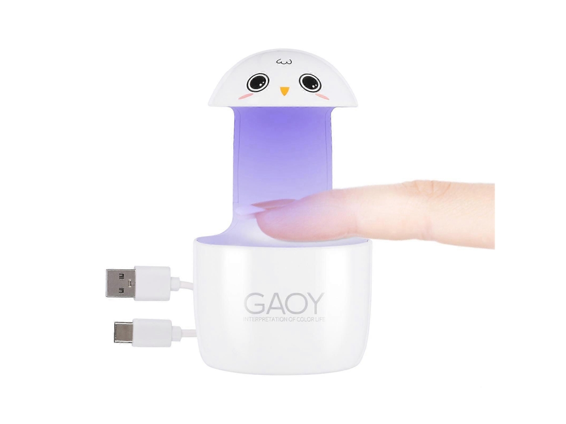 Lâmpada Led Para Unhas Portátil Com Secagem Uv E Usb