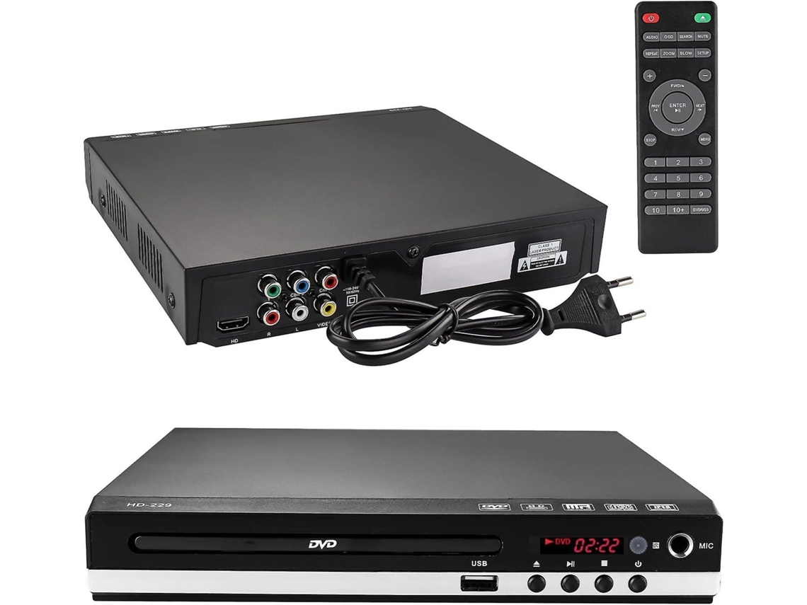 Lurelia Leitor/gravador Dvd Externo, Usb, Hdmi, Rca