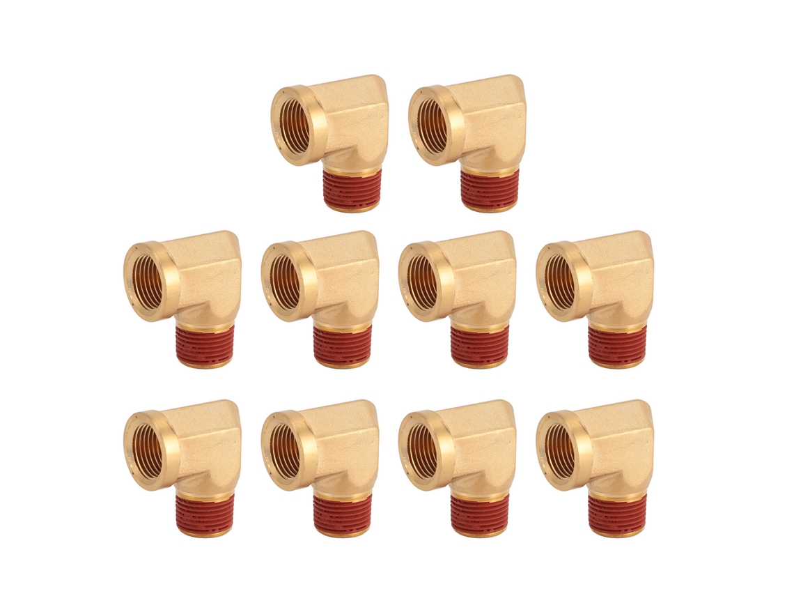 Conector De Tubería De Latón Npt 3/8in Macho-hembra