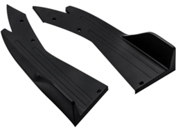 Difusor de lábio traseiro para carros (2 peças) em ABS resistente à abrasão, design