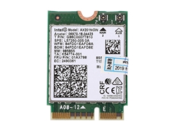 Lurelia Placa Wi-fi M.2 Ngff Ax201 Ax201ngw Wi-fi 6 2,4 Gbps Dual Band 2,4/5 Ghz Bluetooth 5.0 Antena