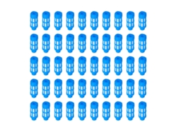 Silenciador Pneumático De Plástico Para Exaustão Com Rosca Clara 50pcs Psu‑02