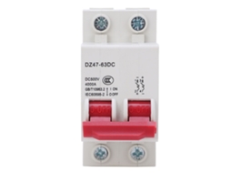 Disyuntor Fotovoltaico Cc 500v 2p 16a Interruptor de Aire Proteção Sobrecarga S/MARCA