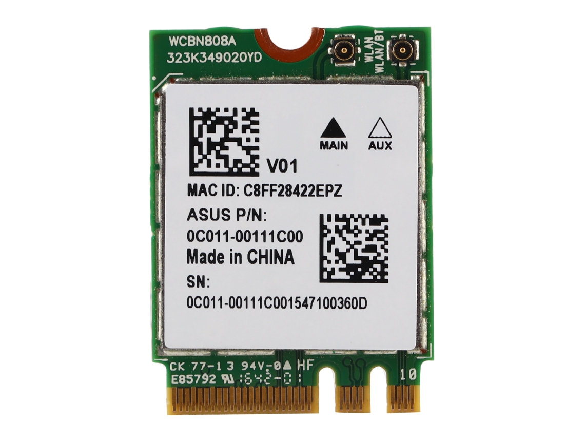 Placa De Rede Original Bluetooth 4.1 Alta Velocidade Wireless Para Asus 2.4g/5g Ngff/m.2