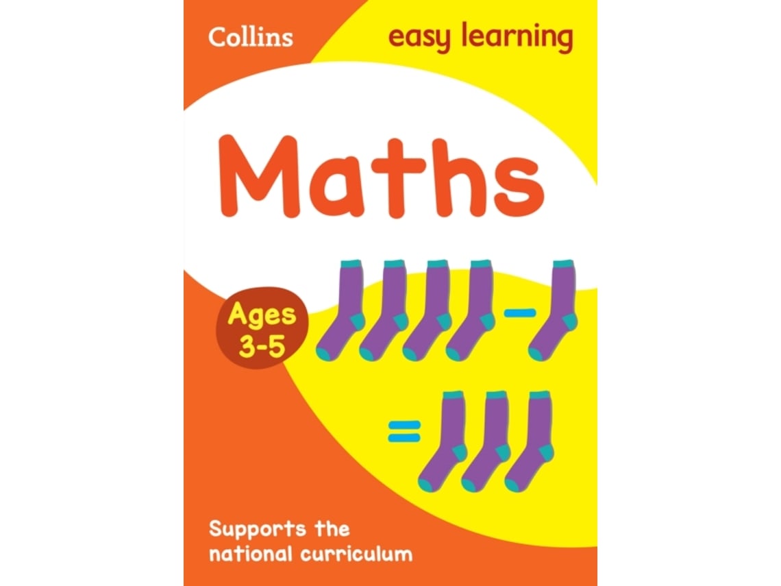 Livro Maths Ages 3-5 de Collins Easy Learning (Inglês)