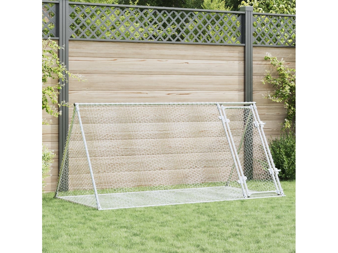Vidaxl Coelheira 200x105x91 Cm Aço Galvanizado Prateado