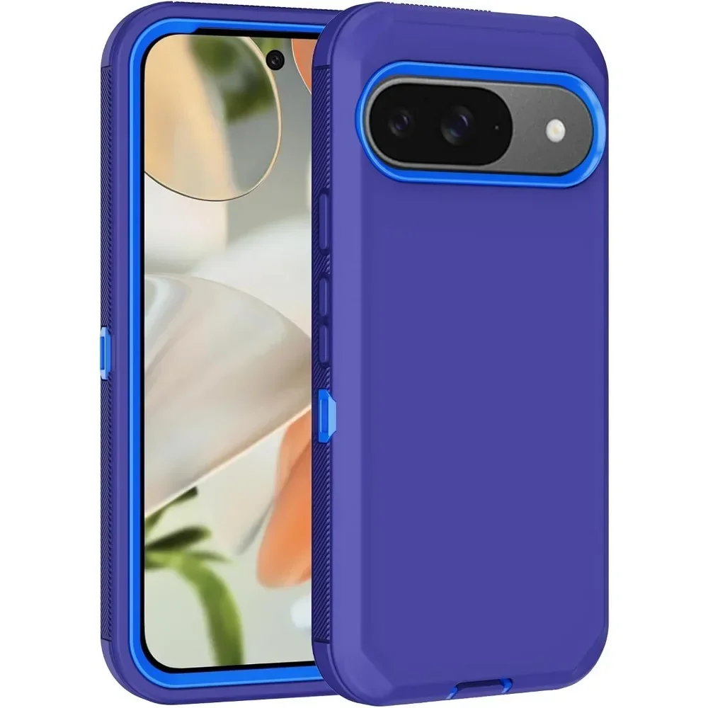 (azul Escuro, Google Pixel 9a) Capa Protetora Fosca À Prova De Choque, Resistente E Durável.