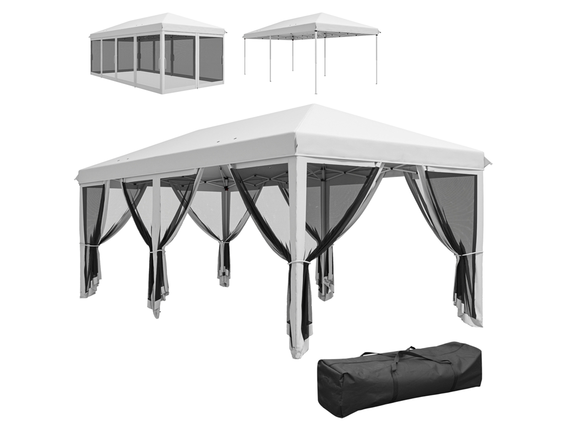 Toldo manual com inclinação ajustável CHEZMOI