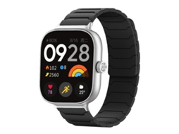 Bracelete Para Xiaomi Band 9 Pro / 8 Pro - Silicone Magnético Preta