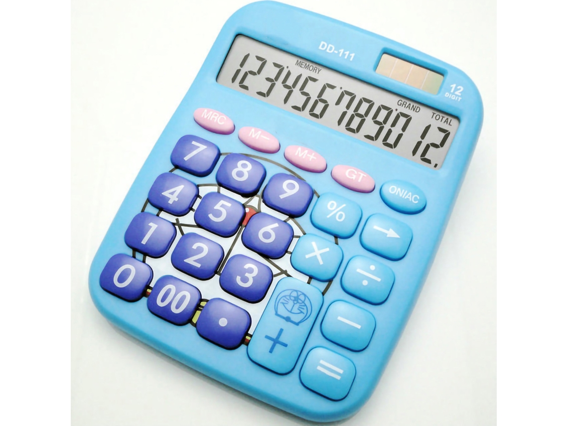 Calculadora Infantil LAXISCREED 12 Dígitos Azul Céu