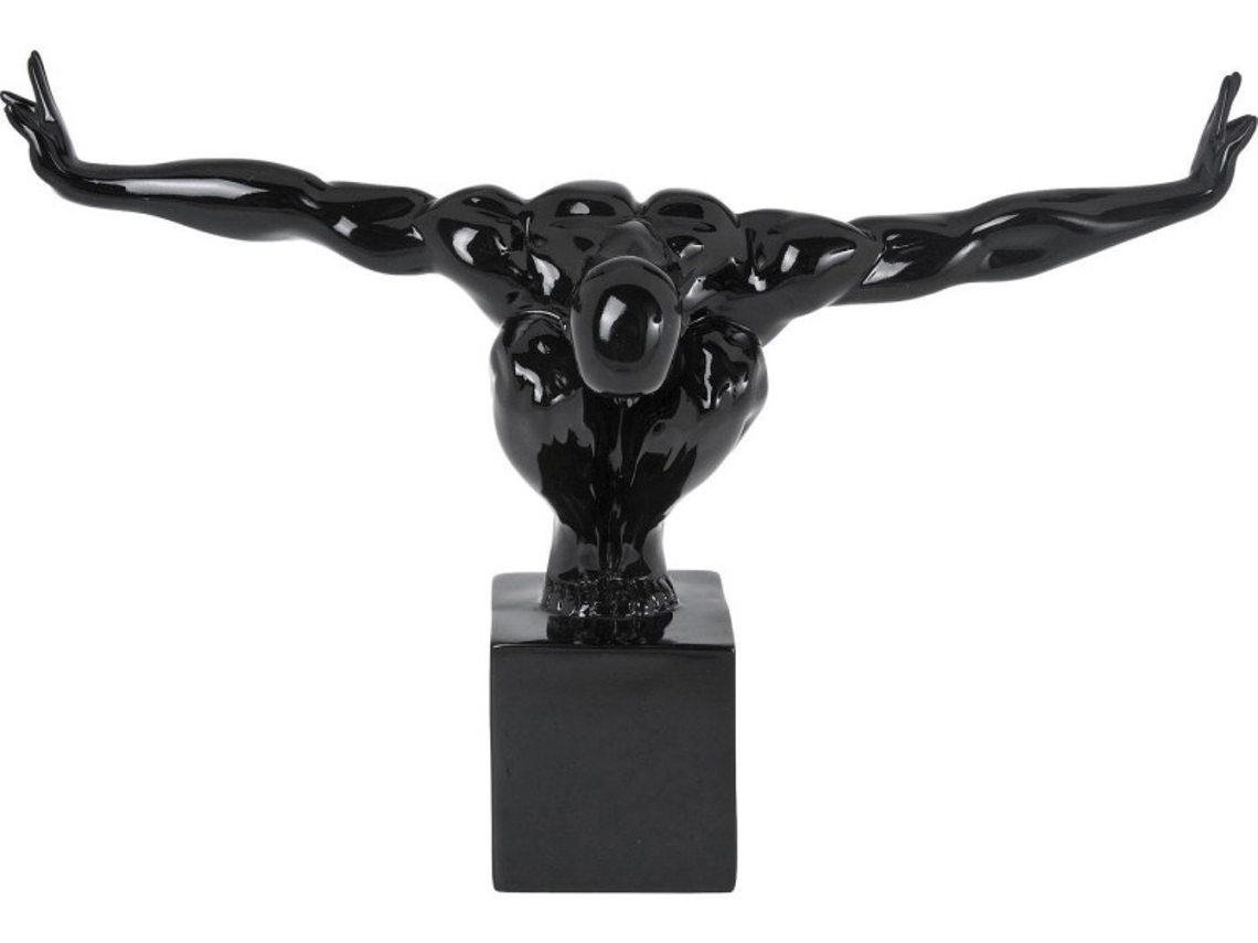 Peça Decorativa Athlet Preta Small