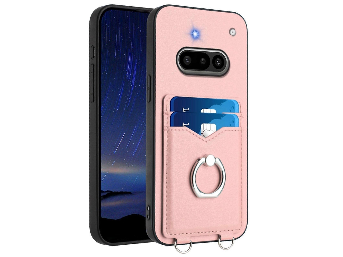Capa Para Celular Com Suporte Para Cartão E Anel R20 Para Nothing Phone 3a