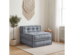 Vidaxl Unidade De Sofá Modular Tecido Cinzento 70 X 70 X 56 Cm