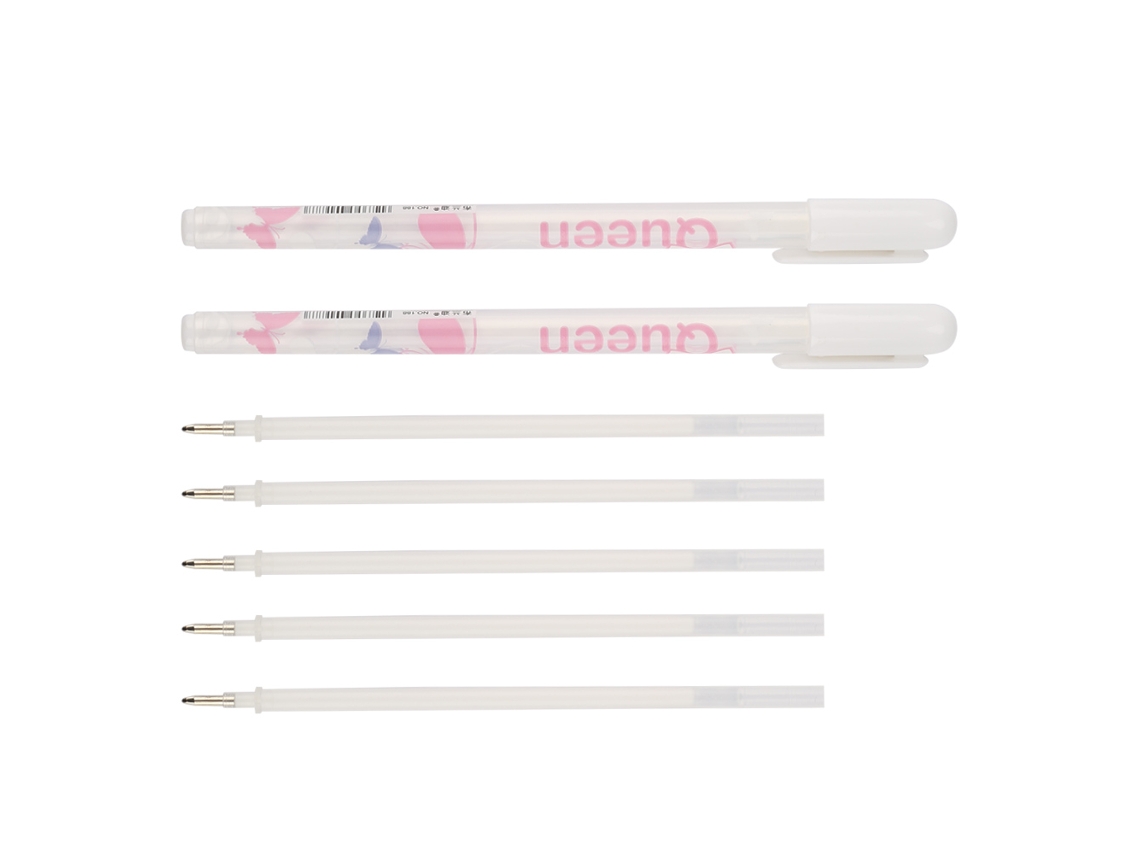 Lápis De Tinta Gel Pastel Com Pincel De Água 0.8mm Pincel De Água Para Desenho