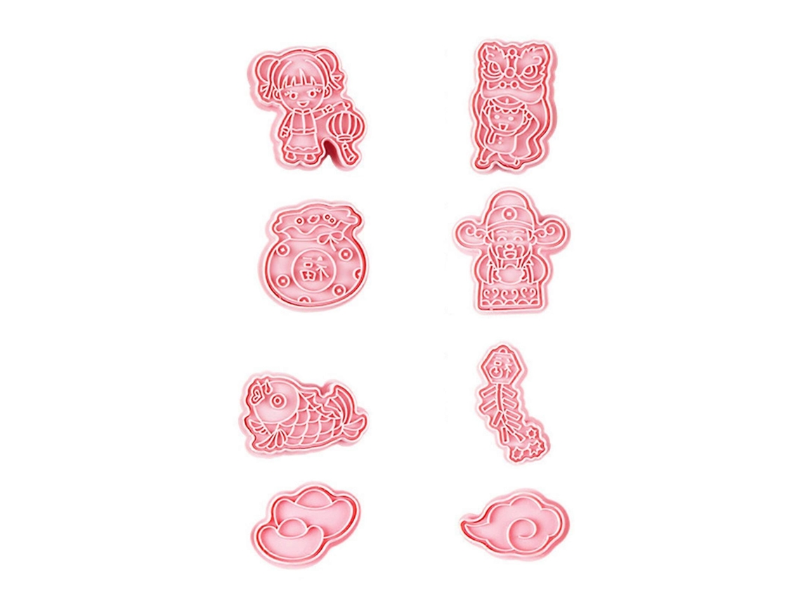 Molde De Confeitaria 3d Com Desenho Animado, Formato De Bolo, Tema Chinês, Plástico Resistente E De Qualidade Alimentar, Ideal Para Decoração De Bolos
