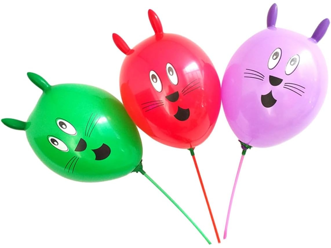 Balões De Coelhinho Adoráveis De 30 Cm (12 Polegadas), Pacote Com 25 Unidades, Látex.