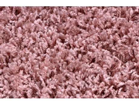 Tapete, Passadeira Soffi Shaggy 5cm Rosa - Para Cozinha, Ante-Sala, Corredor