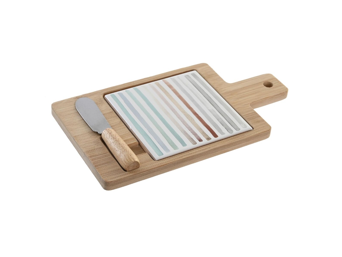 Tábua De Aperitivos DKD HOME DECOR (3 Peças - 21,5x11,8x1,5 Cm)