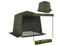 Pavilhão Pop up 2x2m Impermeável Resistente, 4 Paredes com Tela e Porta, Uv30+ DECORALAR TECH
