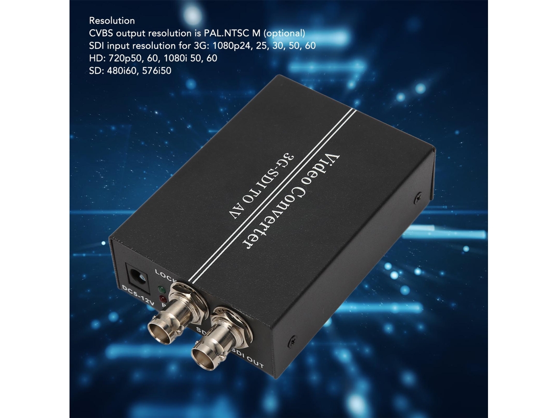 Yncm-conversor De 3g Sdi Para Av Com Loopout Sdi Plug Ue