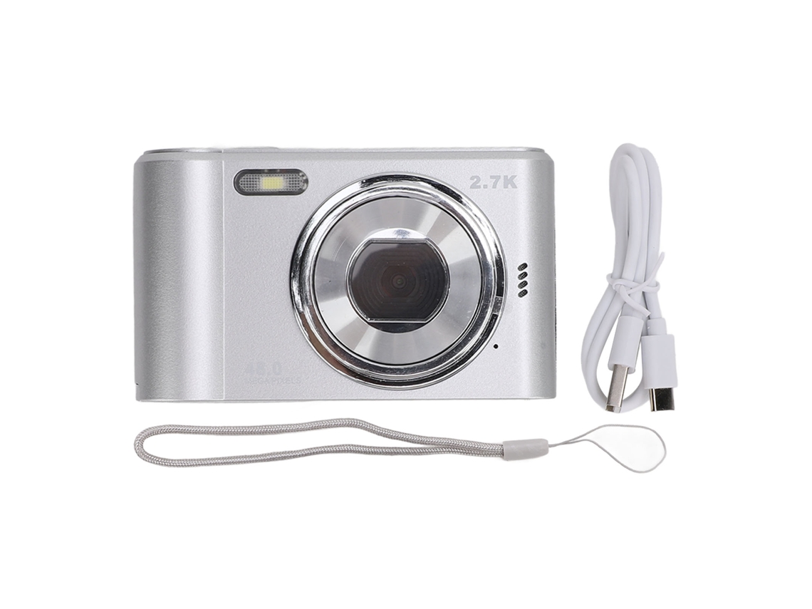 2026 câmera Digital 48mp com Gravação Hd 2.7k, Zoom Digital 8x e Autofoco, Câmera de Vídeo Digital