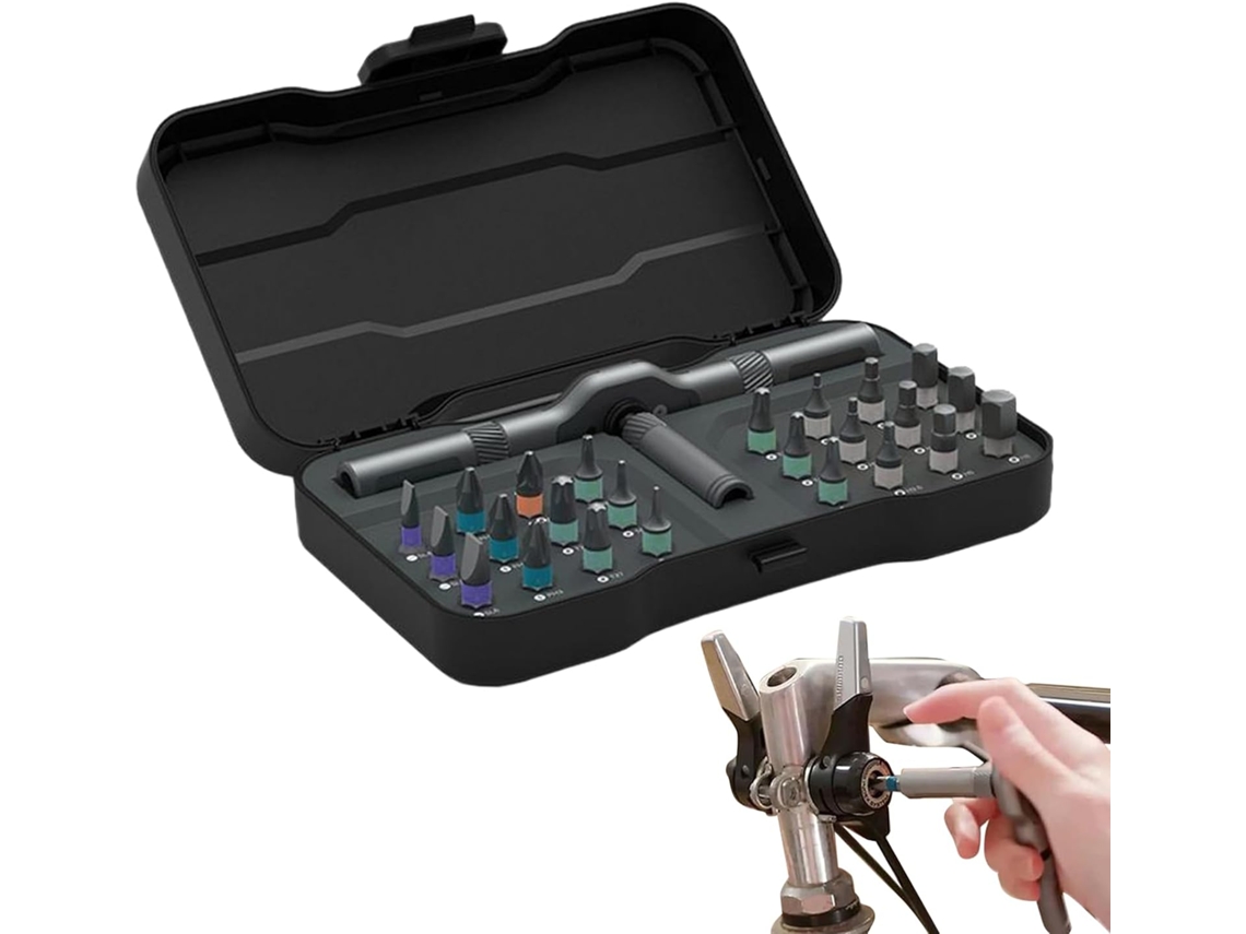 Conjunto de 24 Bits de Chave Fenda Magnéticos para Reparo de Brocas CHABERLU
