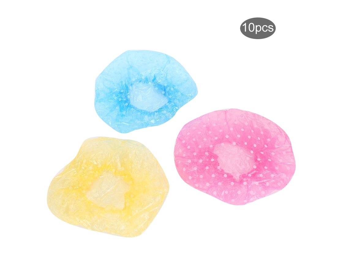 2026 30 Piezas Gorro de Ducha Desechable Portátil Y Bonito Gorro de Baño Elástico para Cabello
