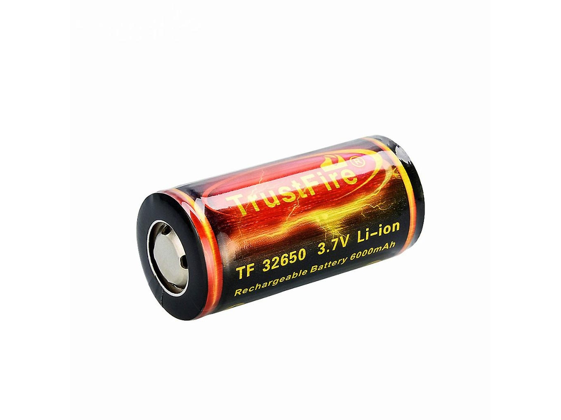 32650 Uso Recarregável Da Bateria Do Li-Íon Da Bateria 3.7V 6000Mah para a Lanterna Elétrica ALLINLESS