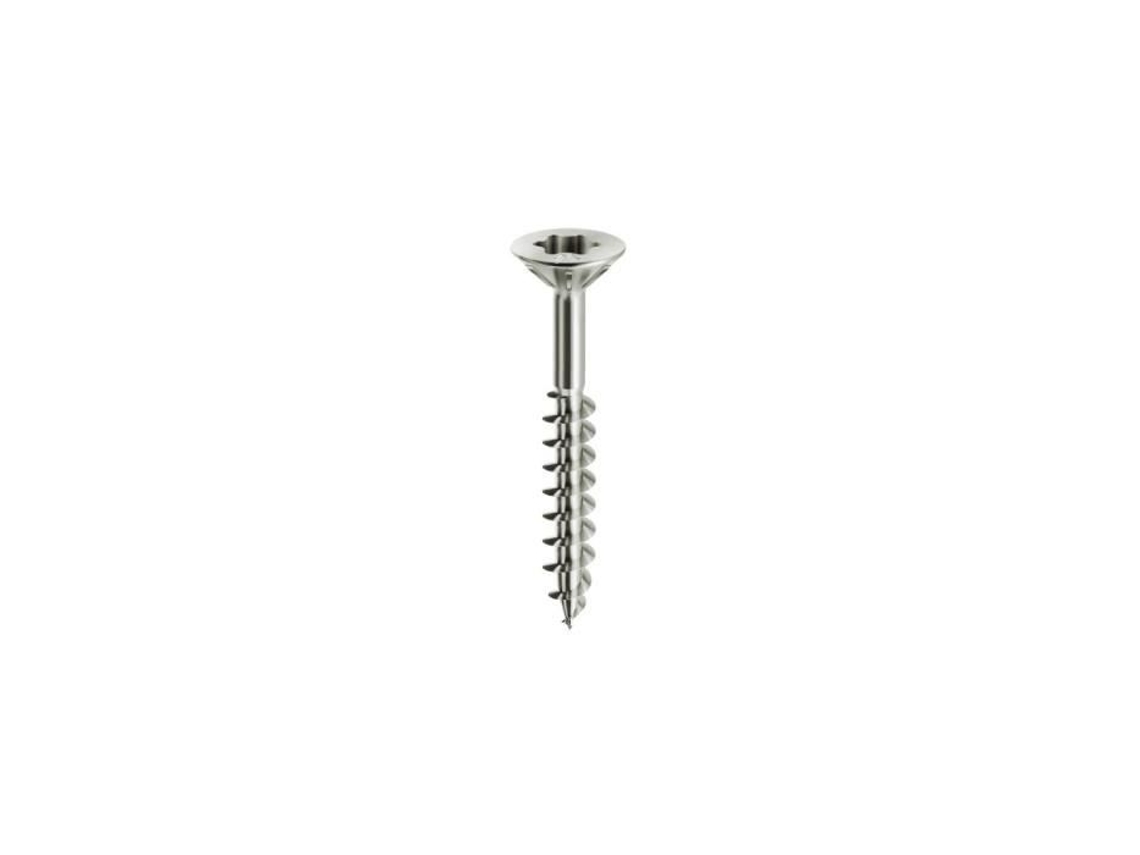200 Parafusos Panelvit Pf Cabeça Escareada Serrilhada Tx30 D. 6 X 80 Mm Cromação Lubrificados MUSTAD