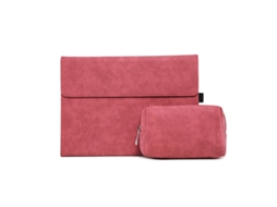 Capa Flip Resistente HEXINYIGJLY para Surface Pro 8 antichoque com suporte caneta e Bolsa Vermelho
