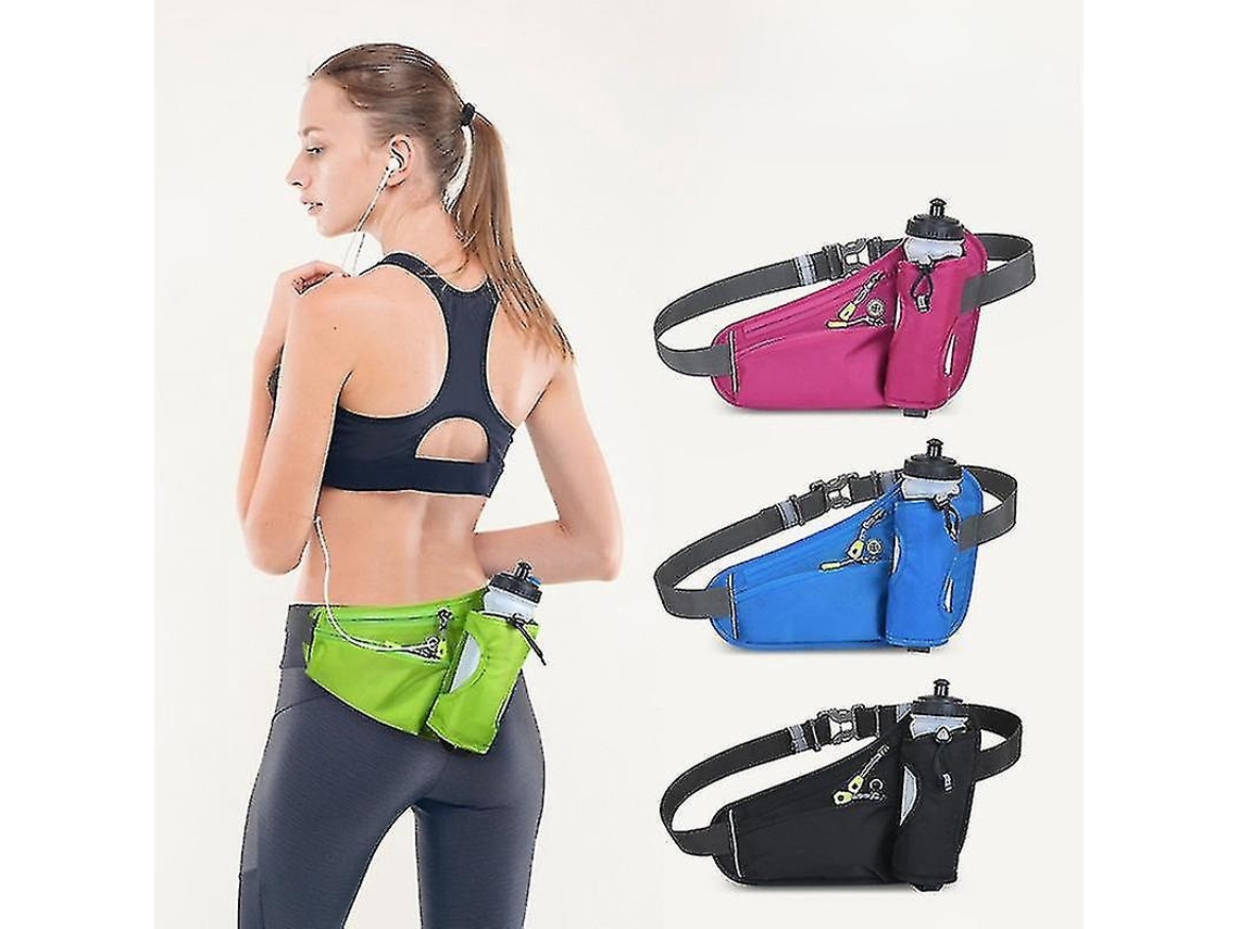 Lurelia Colete De Corrida Azul Com Suporte Para Garrafa Para Camping, Caminhadas E Exercícios