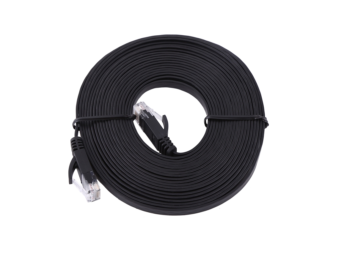 Cabo Ethernet Plano Utp Cat6 Rj45 Para Roteador Patch 1000m 5 Metros