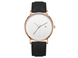 Reloj De Pulsera Analógico De Cuarzo Con Dial Redondo Moda Simple Accesorio De Joyería