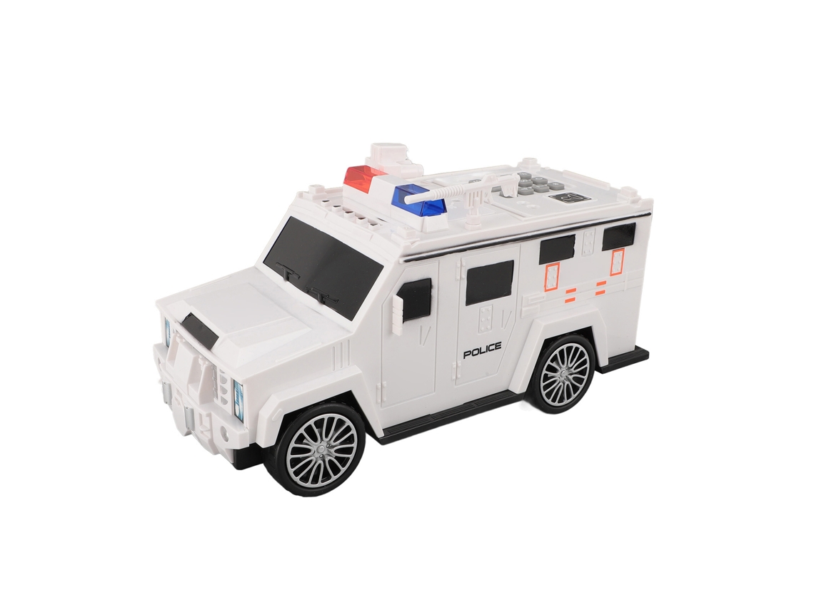 Cofrinho De Carro Blindado Com Impressão Digital E Função De Enrolamento Automático Branco