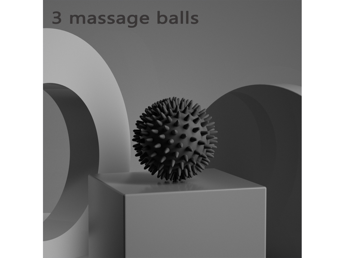 Bastão Massageador Manual Yoga Fitness Relaxamento Muscular Pé Pescoço