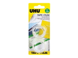 Recarga Dupla Fita Cola Transparente 7,5m X 19mm Uhu