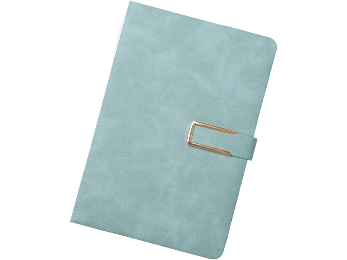 Caderno de Capa Dura em Couro com Linhas Largas, 200 Páginas, Bloco de Notas SFUSHOS