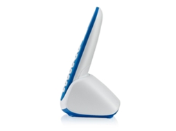 BRONDI Adara Teléfono Dect Azul Blanco Identificador de Llamadas