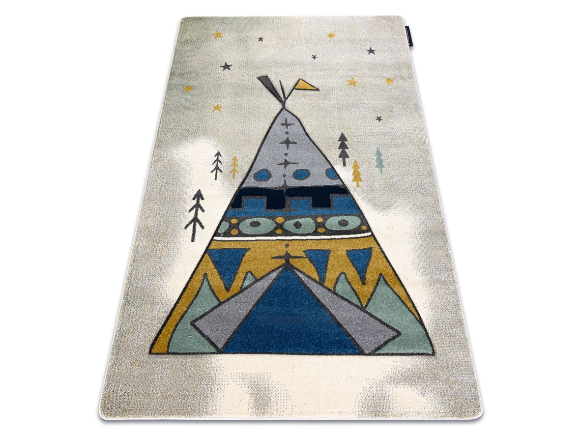 Tapete Petit Tipi Cinzento (200 x 290 cm)
