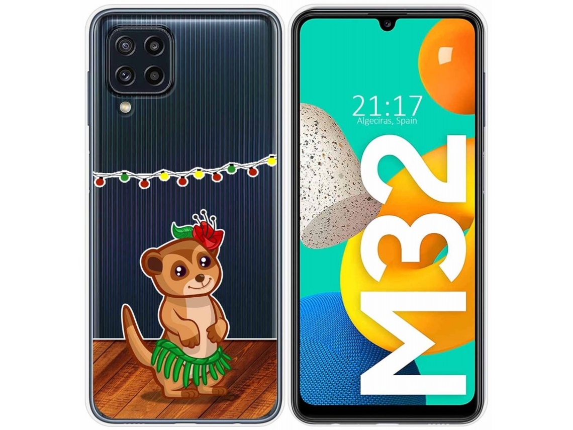 Capa Samsung Galaxy M32 TUMUNDOSMARTPHONE Desenhos Transparente Multicor