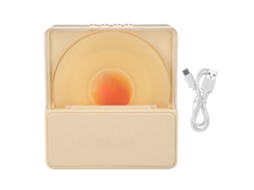Caixa de Som Bluetooth com Luz Noturna e Toca Discos EOOCOO