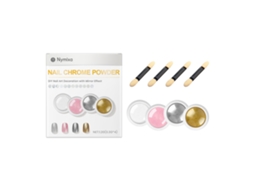 Kit de Unhas com Espelhos Mágicos e Glitter