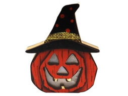 Lâmpada De Abóbora De Madeira Halloween Laxiscreed Jm01442 Para Decoração Festiva