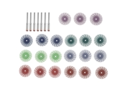 Escova De Polimento Radial 1 Polegada Com Haste 3mm