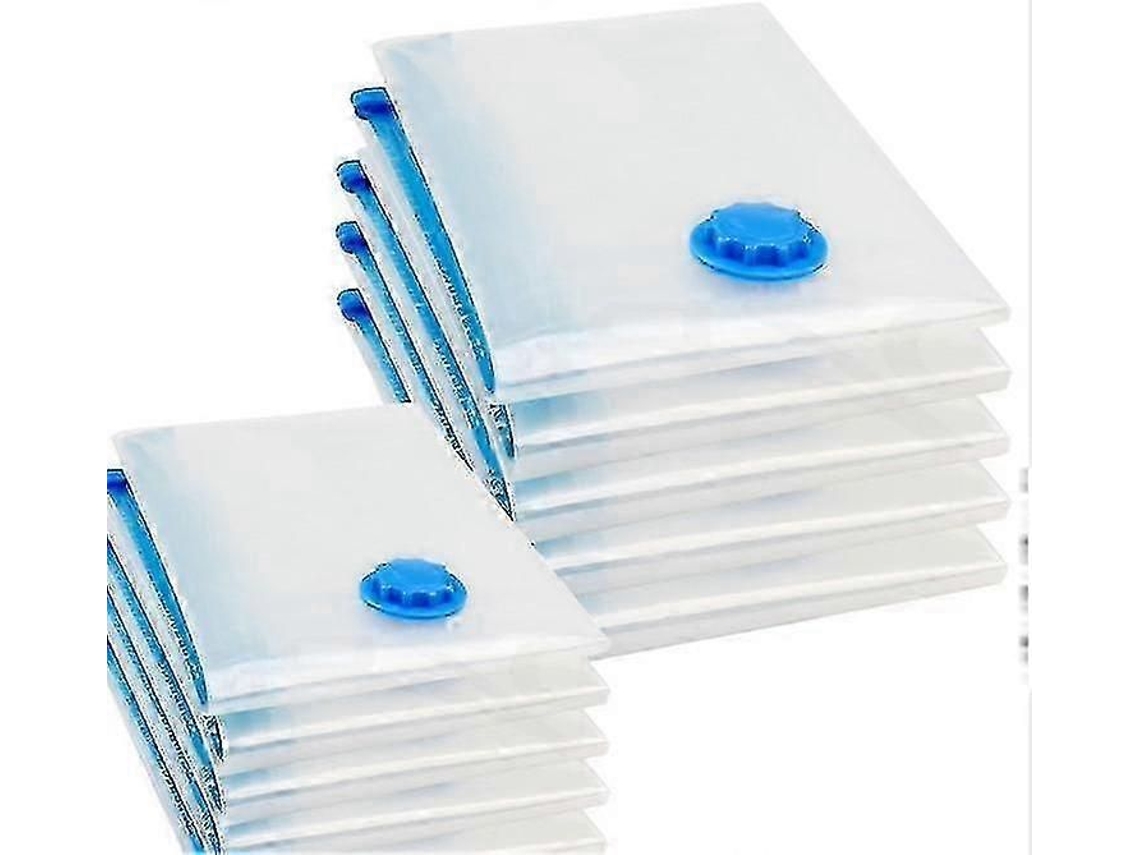 6 Pcs Xxl Sacos De Armazenamento A Vácuo Para Roupas, Edredons, Conjunto Economizador Espaço