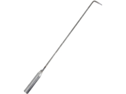 Pinça De Aço Leve Para Lareira, 53cm, Fácil De Usar Para Churrascos Ao Ar Livre E Acampamentos, Gancho De Fogo Prateado